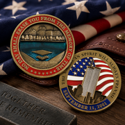 September 11 Memorial Challenge Coin – No Day Shall Erase You From the Memory of Time