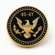 American Eagle 45th & 47th US President Trump Lapel Pin