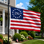 Premium Betsy Ross 250th Anniversary Flag 1776 Patriotic Flag | Double-Sided