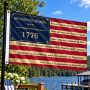 1776 Declaration of Independence 3′ × 5′ American Flag