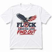 Patriotic 'Flock Around and Find Out' Eagle T-Shirt