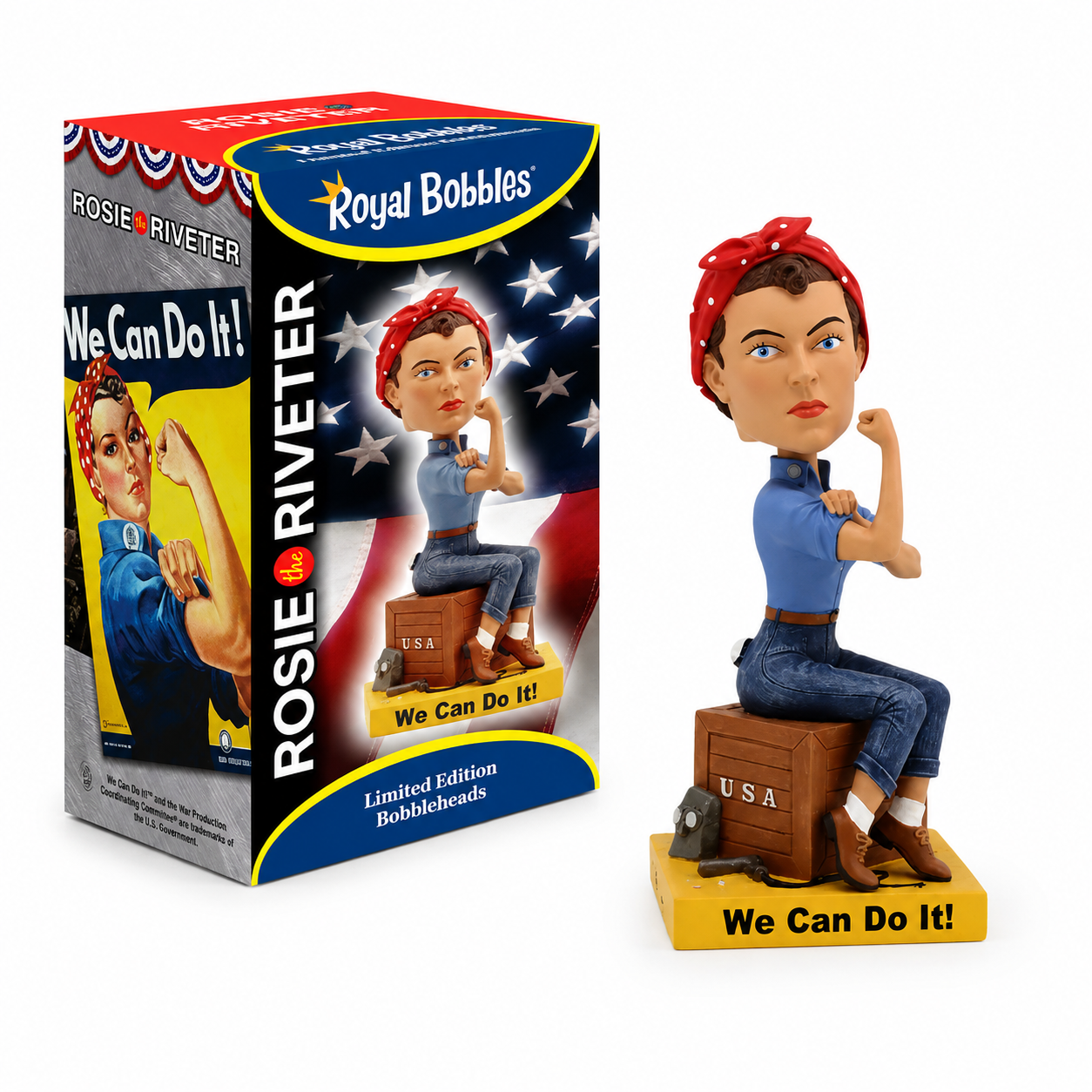 Rosie the Riveter Collectible Bobblehead