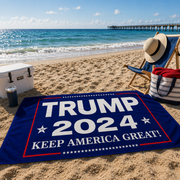 Trump 2024 Keep America Great Beach Towel