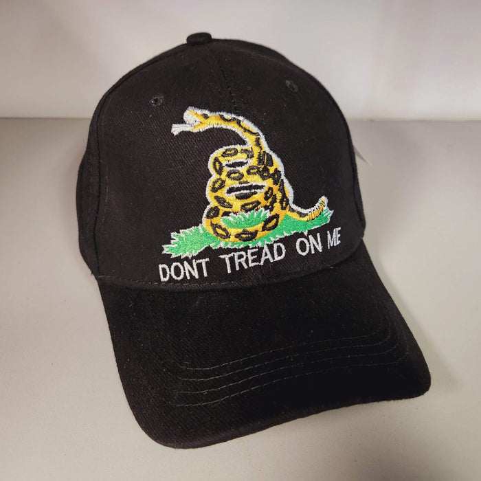 Gadsden Don't Tread on Me Embroidered Hat (Black)