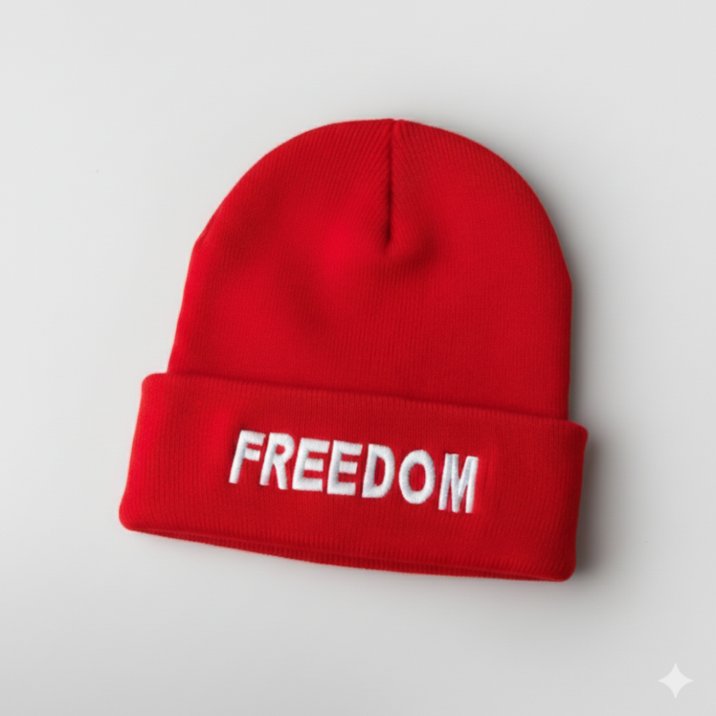 Charlie Kirk Signature FREEDOM Knit Beanie
