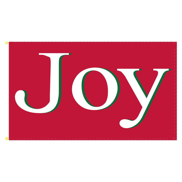 Joy Christmas 3'x5' Flag