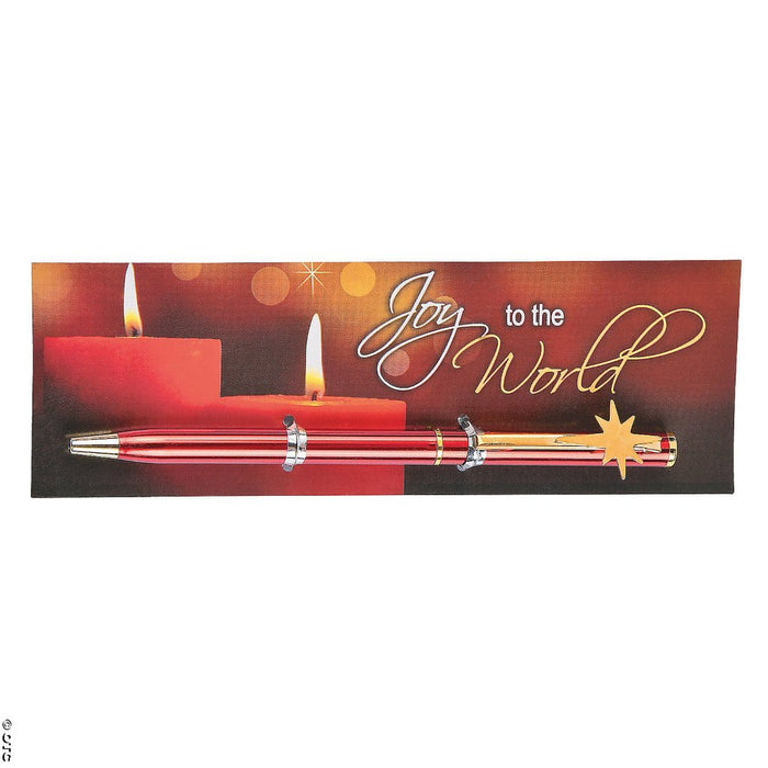Joy to the World Pen with Bookmark