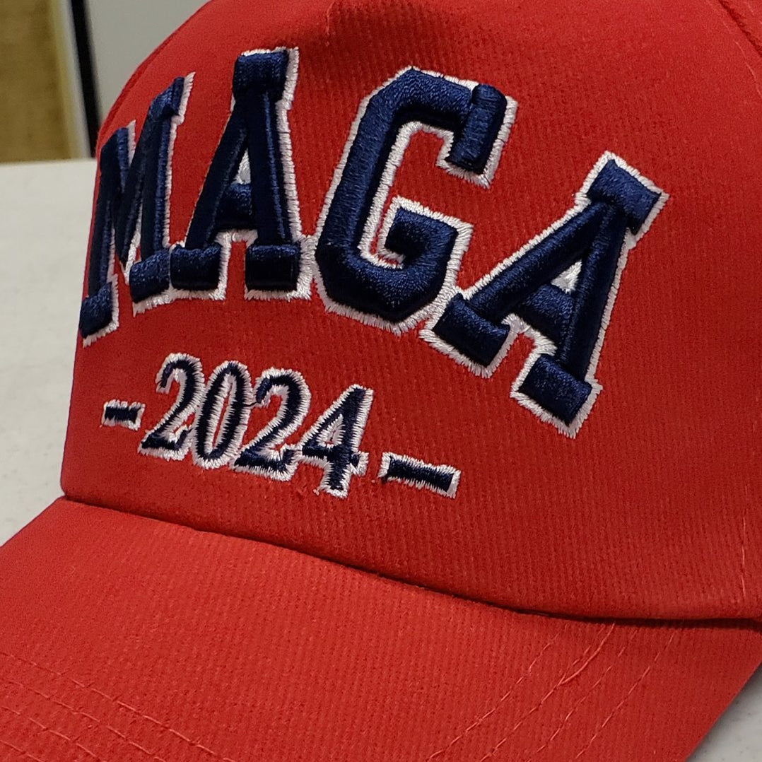 MAGA 2024 Premium 3D Custom Embroidered Hat —