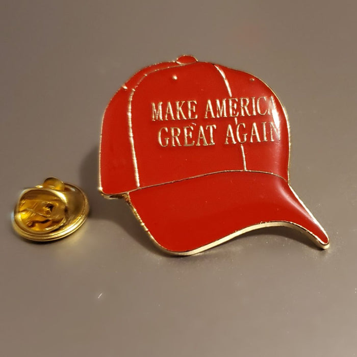 Trump Campaign MAGA Hat Enamel Lapel Pin (Collectors Item)