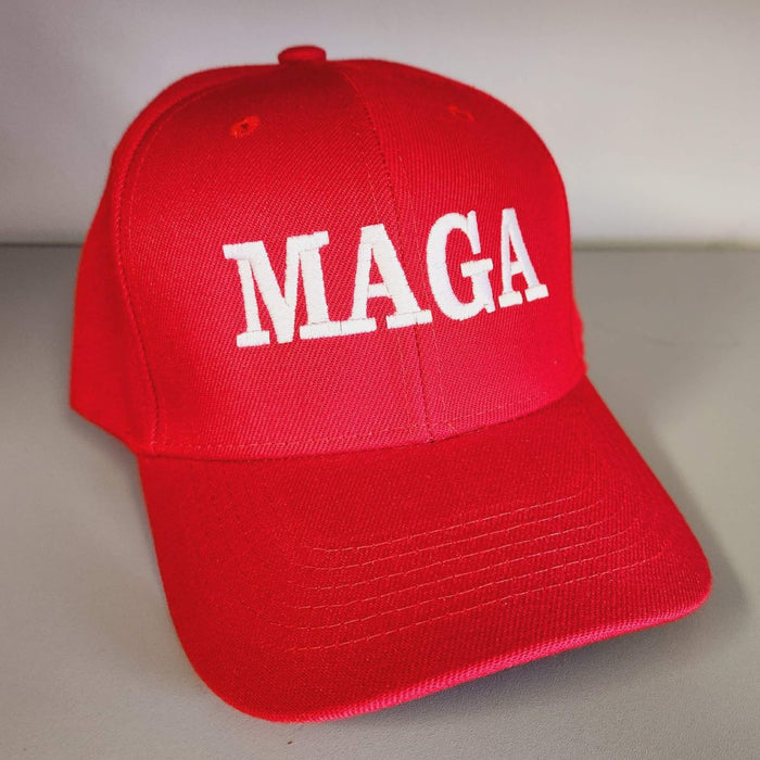 MAGA Custom Embroidered Hat (Red)