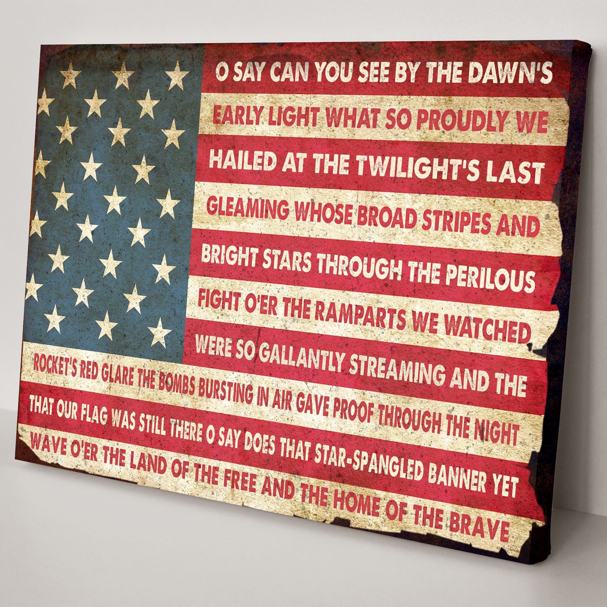 American Anthem Canvas Wall Art