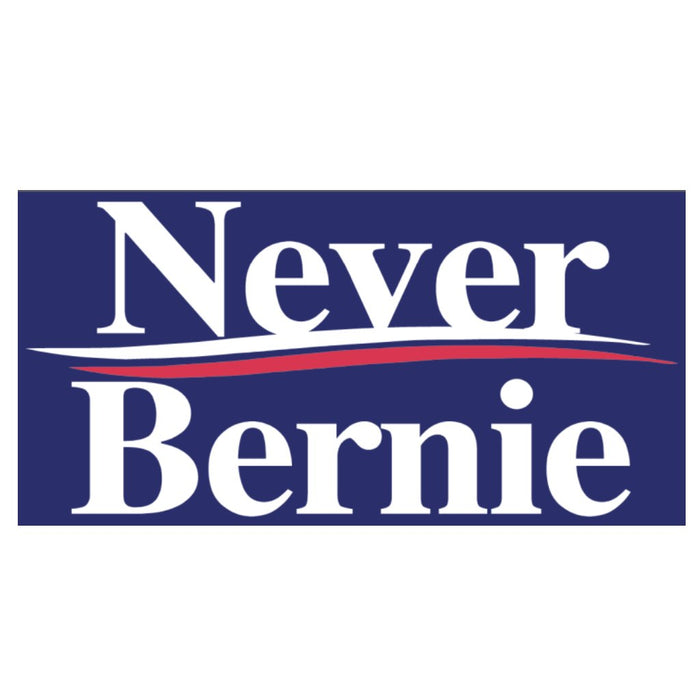 Never Bernie Bumper Sticker