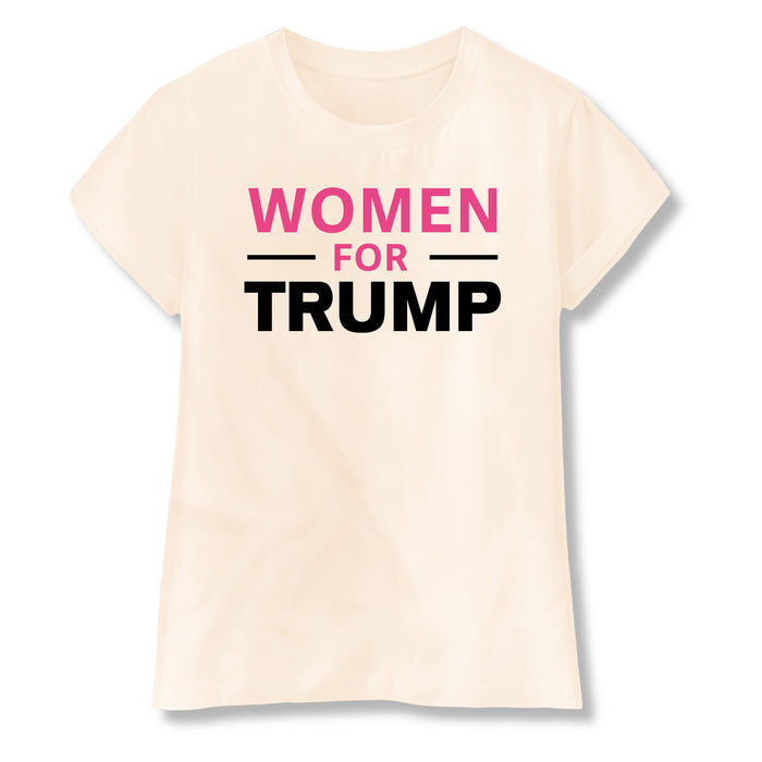 Women for Trump (Pink/Black Design) T-shirt