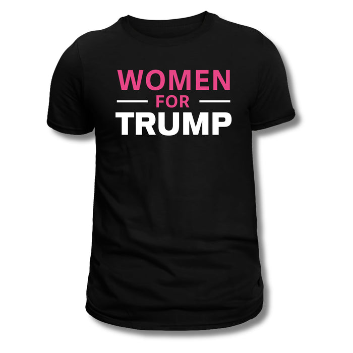 Women for Trump (Pink/Black Design) T-shirt