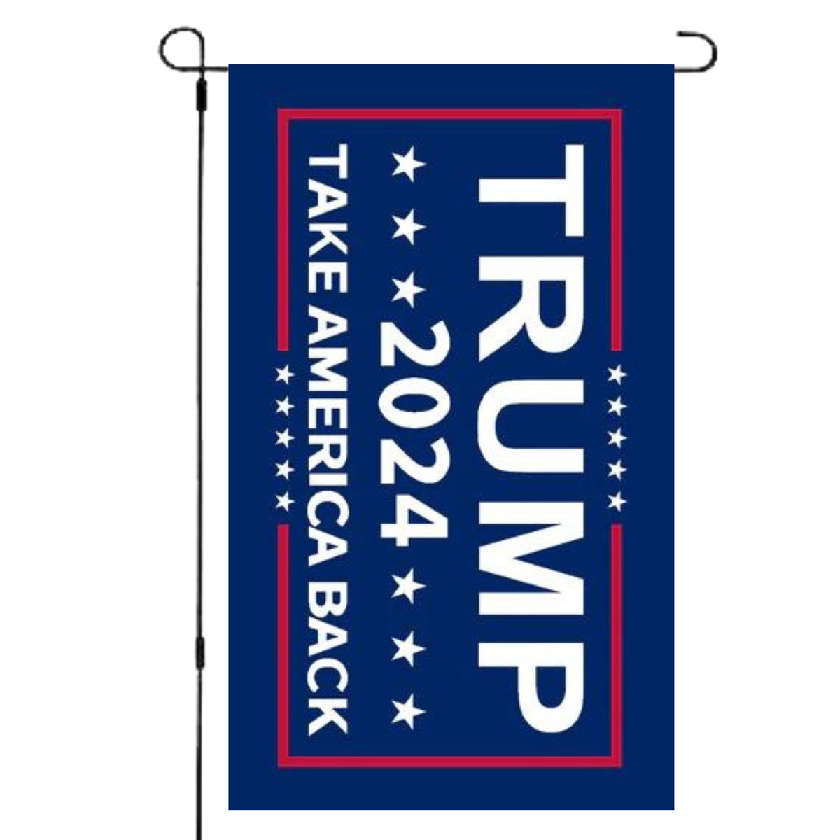 Trump 2024 Take America Back 12" x 18" Garden Flag —