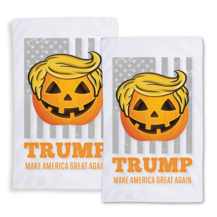 Trump Pumpkin Make America Great Again Rally Towel Set (2 Pack)