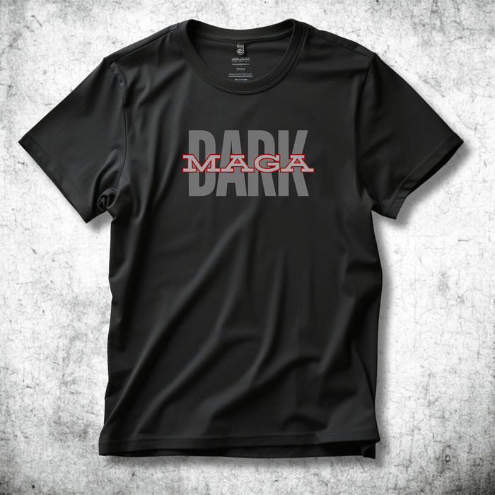 Dark MAGA T-Shirt (Maga Red Highlight)