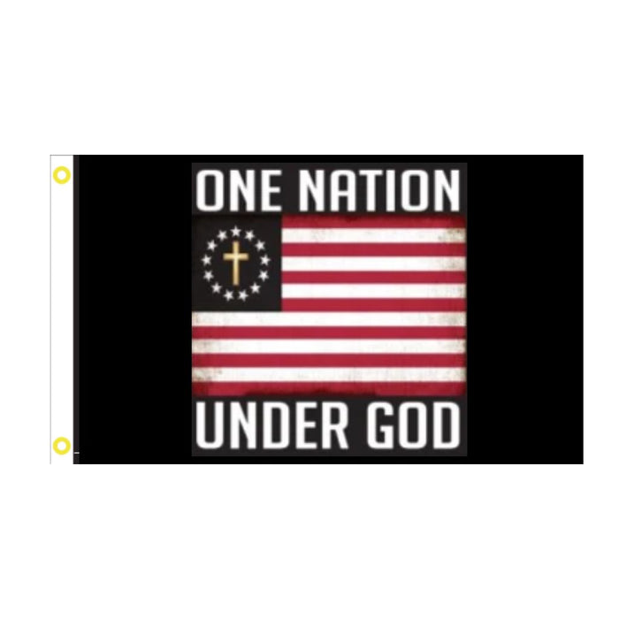 One Nation Under God Betsy Ross Flag 3'x5'