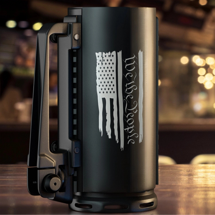 We the People Tactical 16oz Mug (Real Picatinny Rails) Genuine M4/A4 Detachable Carry Handle