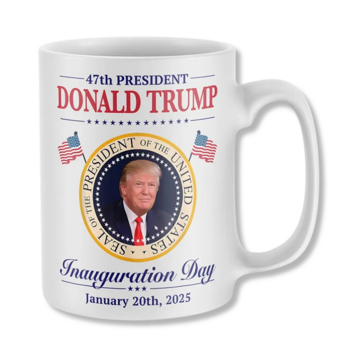 47th President Donald Trump Inauguration Mug