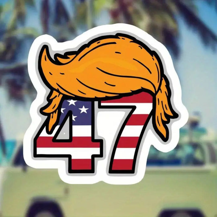 47 Trump Swoop Sticker