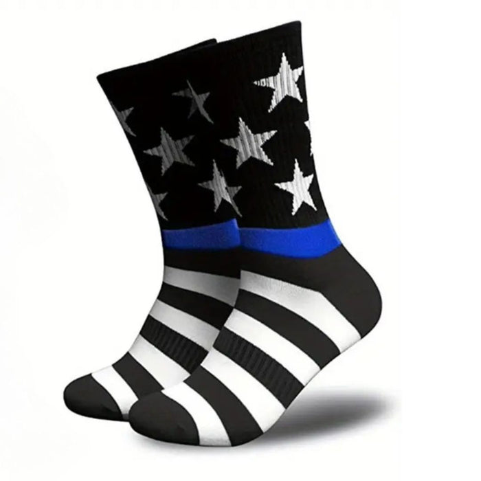 Thin Blue Line Socks