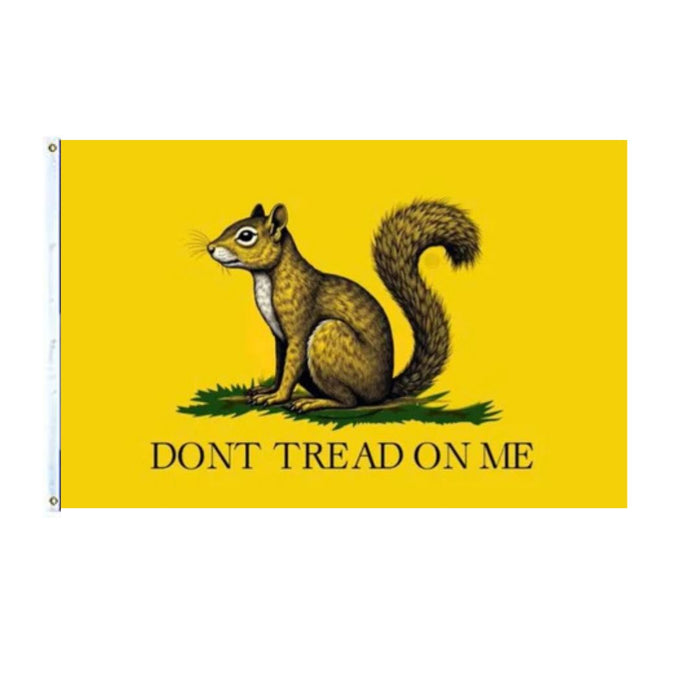 Don't Tread on Me Squirrel Flag