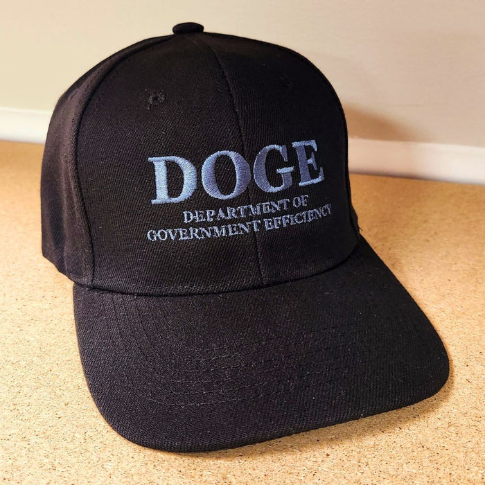 Dark DOGE Department of Government Effeciency Custom Embroidered Hat