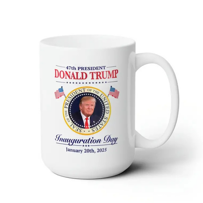 47th President Donald Trump Inauguration Mug