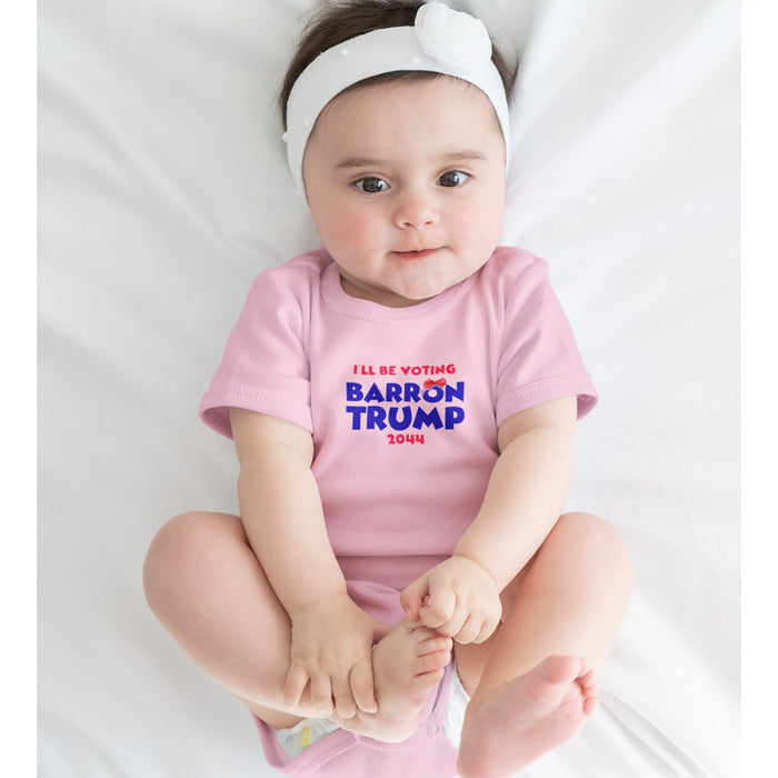 Exclusive: I'll Be Voting Barron Trump 2044 Baby Onesie