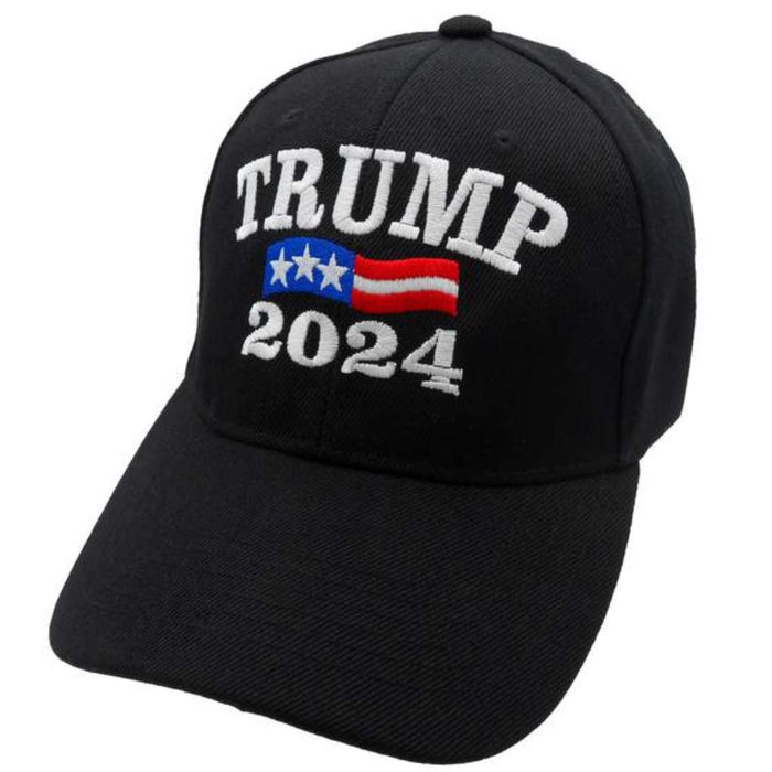 Trump 2024 Custom Embroidered Hat (Black)