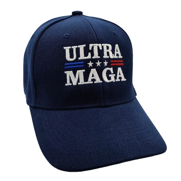 Ultra Maga Custom Embroidered Hat (Navy)