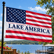 USA Lake America – Stars & Stripes Patriotic Flag – 3′ × 5′