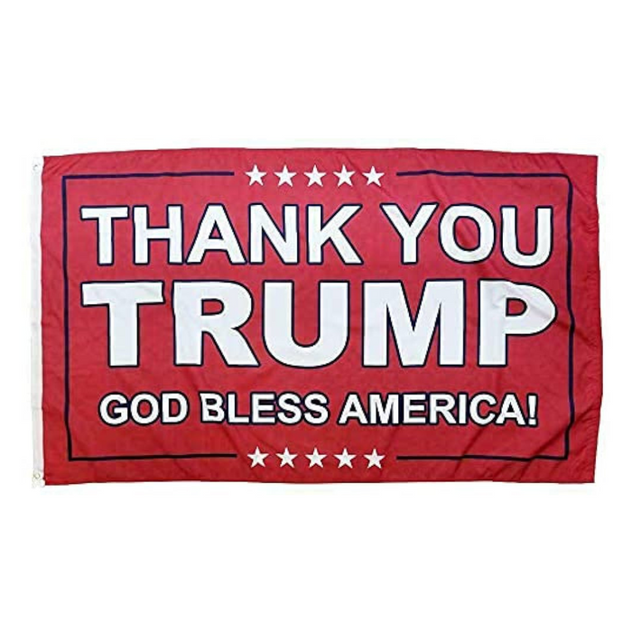 Thank You Trump God Bless America 3'x5' Flag