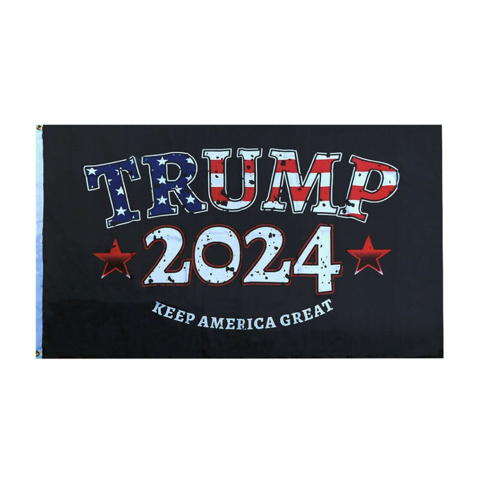Trump 2024 Keep America Great Patriotic 12"x18" Boat/RV Flag