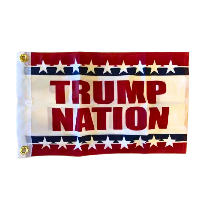 Trump Nation 12"x18" Boat/RV Flag