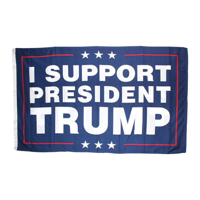 I Support President Trump 3'x5' Flag