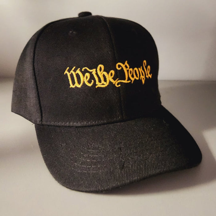 We the People Custom Embroidered Hat (Black)