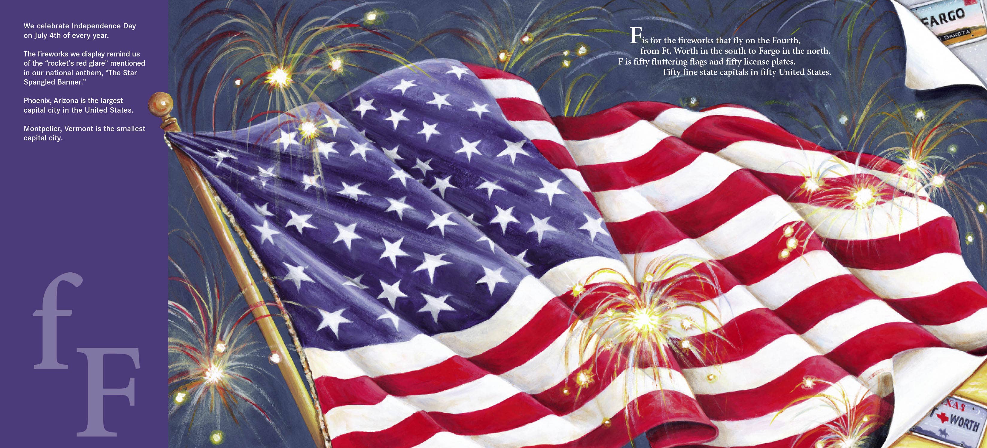 A is for America: An American Alphabet | Patriotic Picture Book | Sleeping Bear Press - PatriotDepot.com