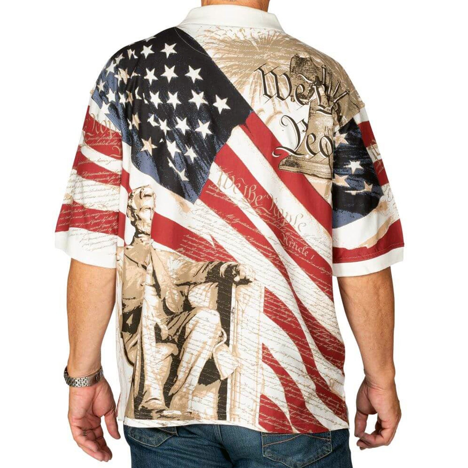 Abraham Lincoln Polo Shirt (100% Cotton) - PatriotDepot.com