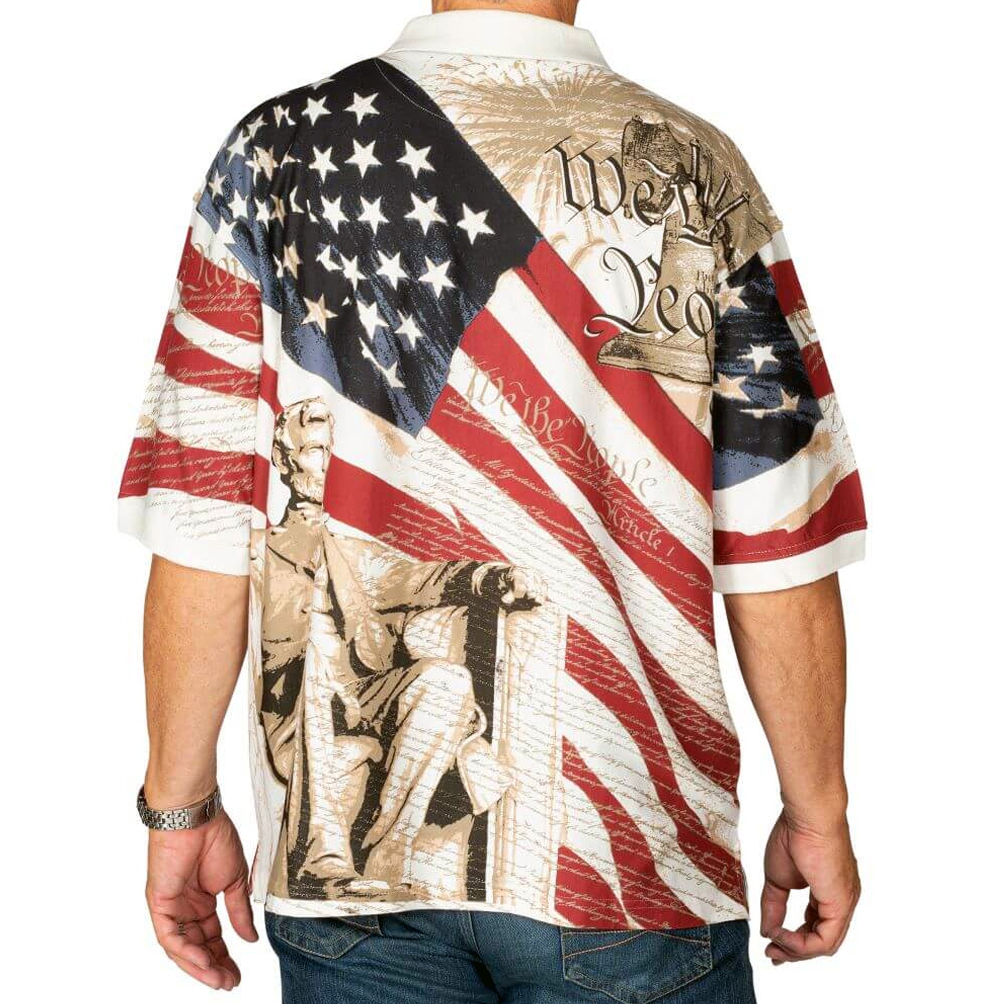 Abraham Lincoln Polo Shirt (100% Cotton) - PatriotDepot.com