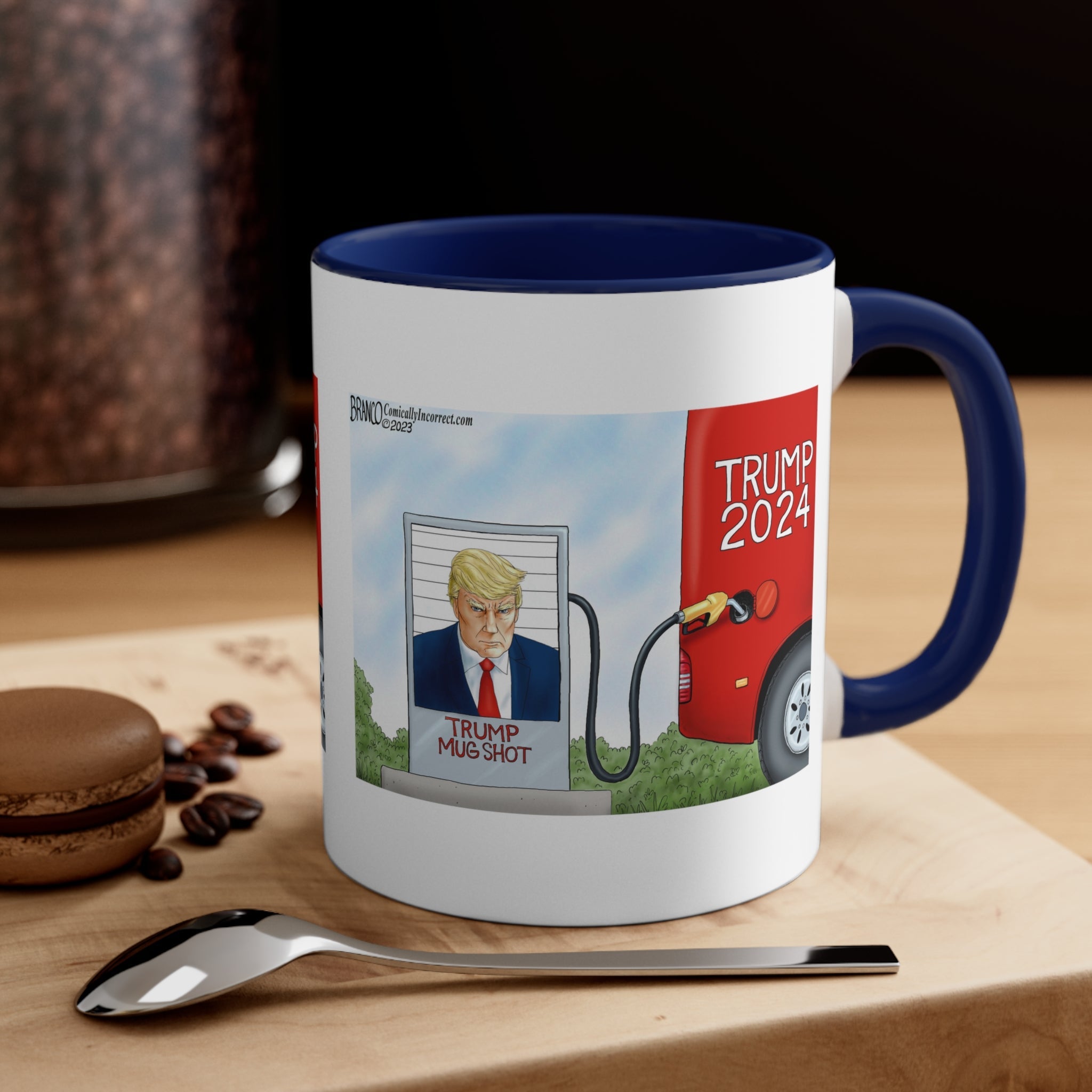 A.F. Branco "Trump Mugshot" Mug (4 Colors) - PatriotDepot.com
