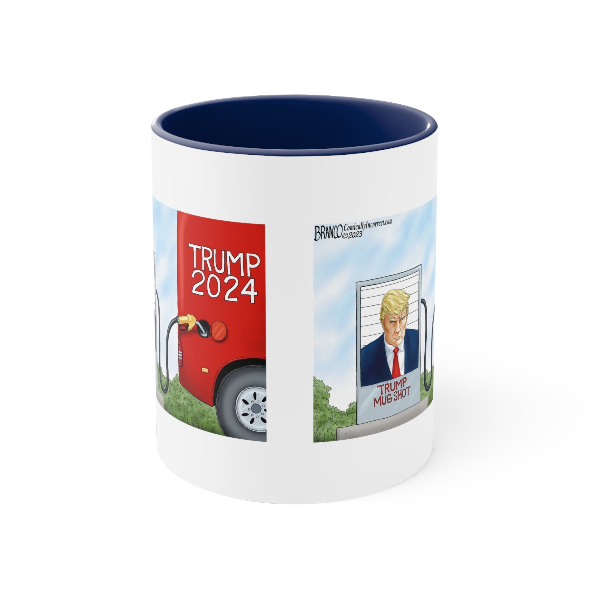 A.F. Branco "Trump Mugshot" Mug (4 Colors) - PatriotDepot.com