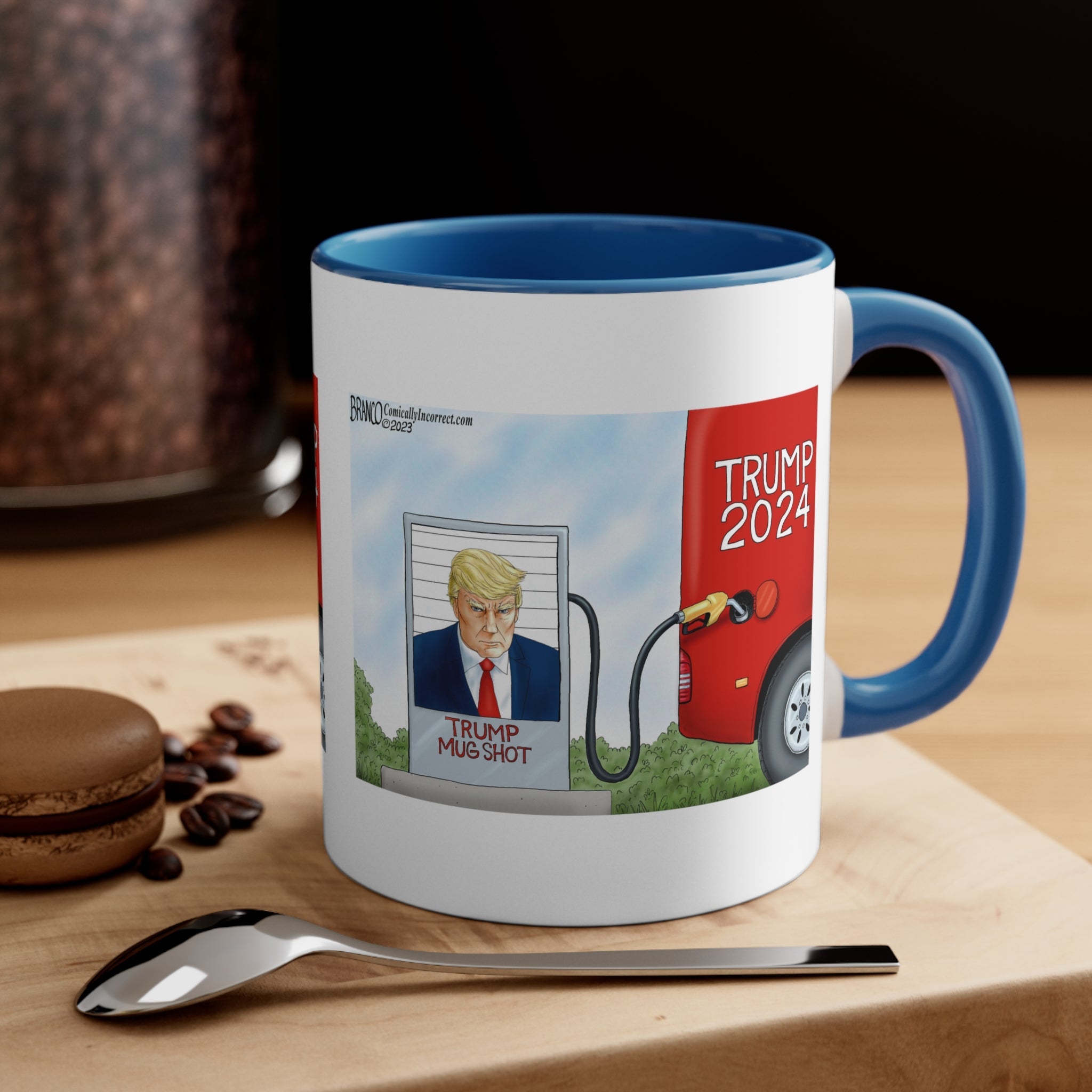 A.F. Branco "Trump Mugshot" Mug (4 Colors) - PatriotDepot.com
