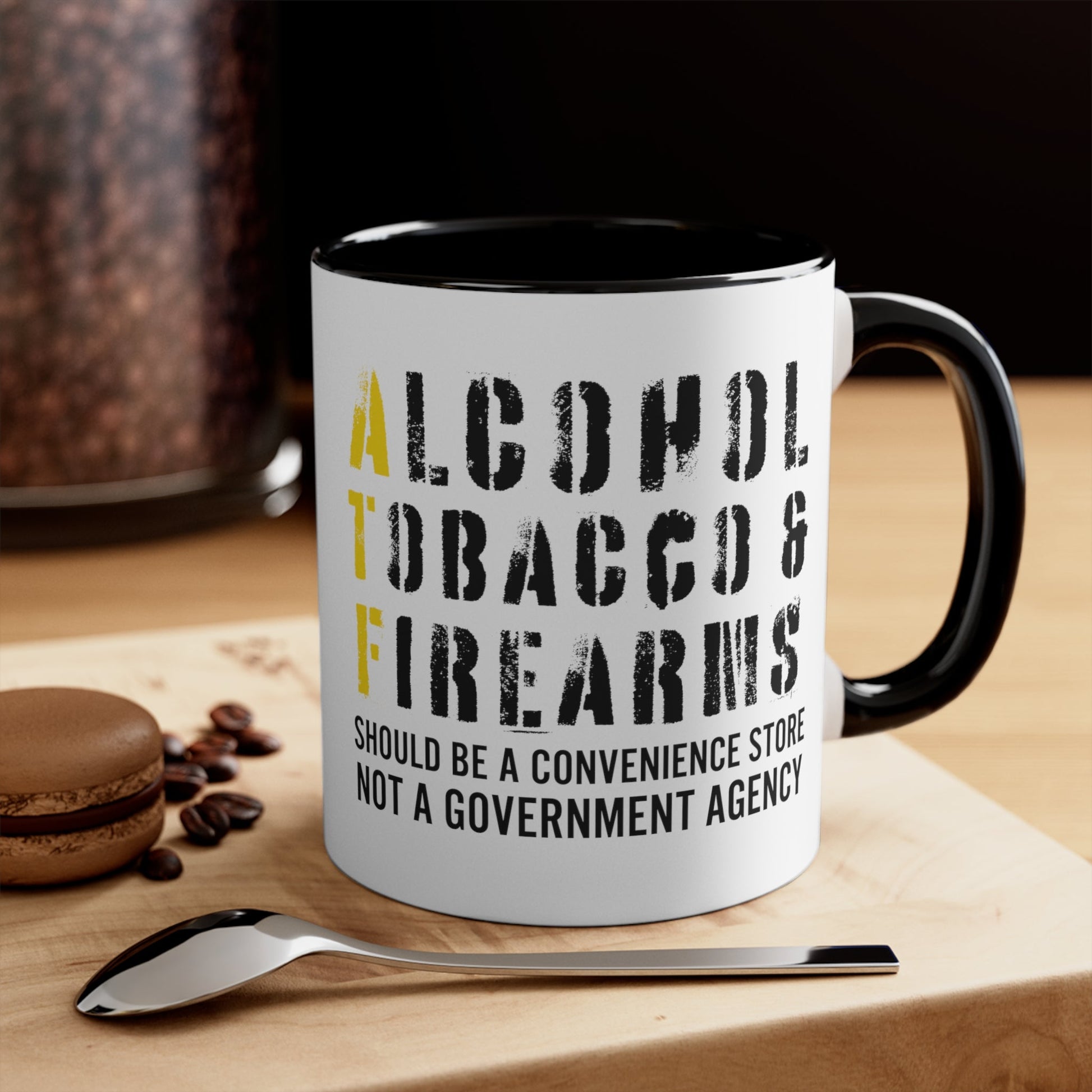 Alcohol, Tobacco, & Firearms Mug - PatriotDepot.com