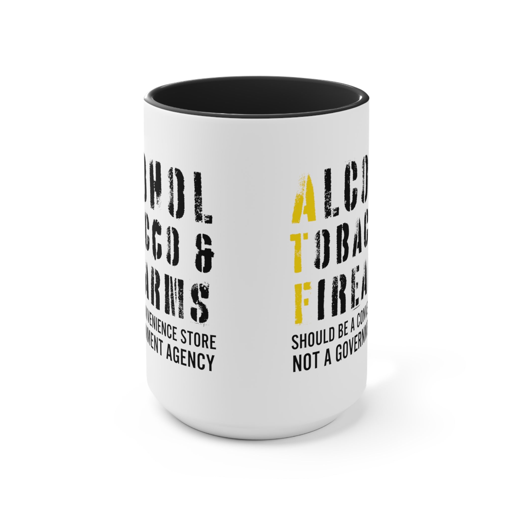 Alcohol, Tobacco, & Firearms Mug - PatriotDepot.com