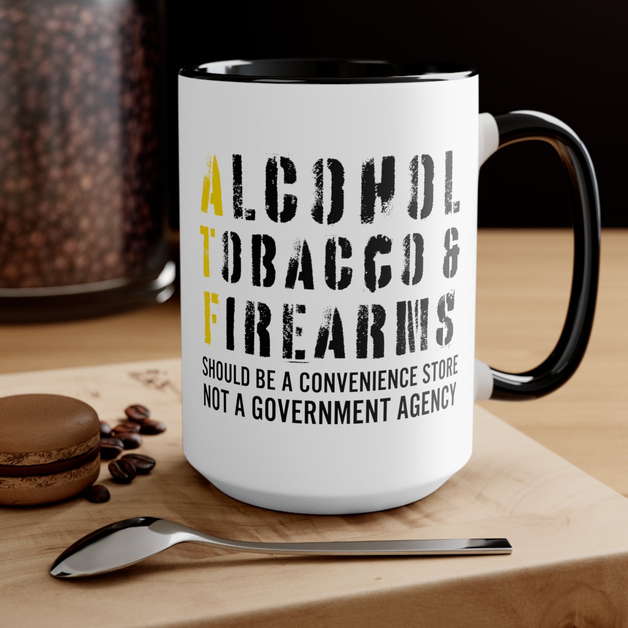 Alcohol, Tobacco, & Firearms Mug - PatriotDepot.com