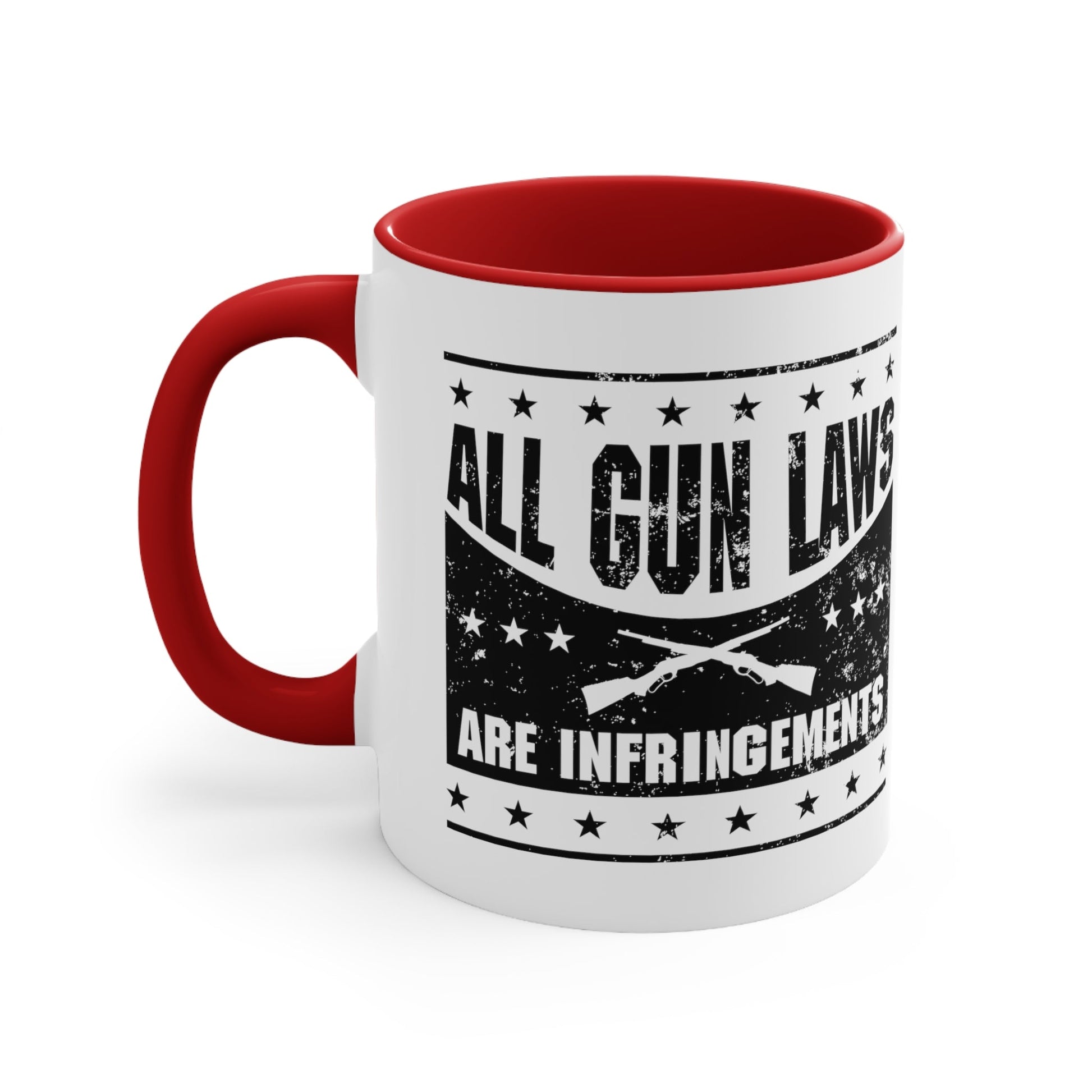 All Gun Laws are Infringement Mug (2 sizes, 3 colors) - PatriotDepot.com