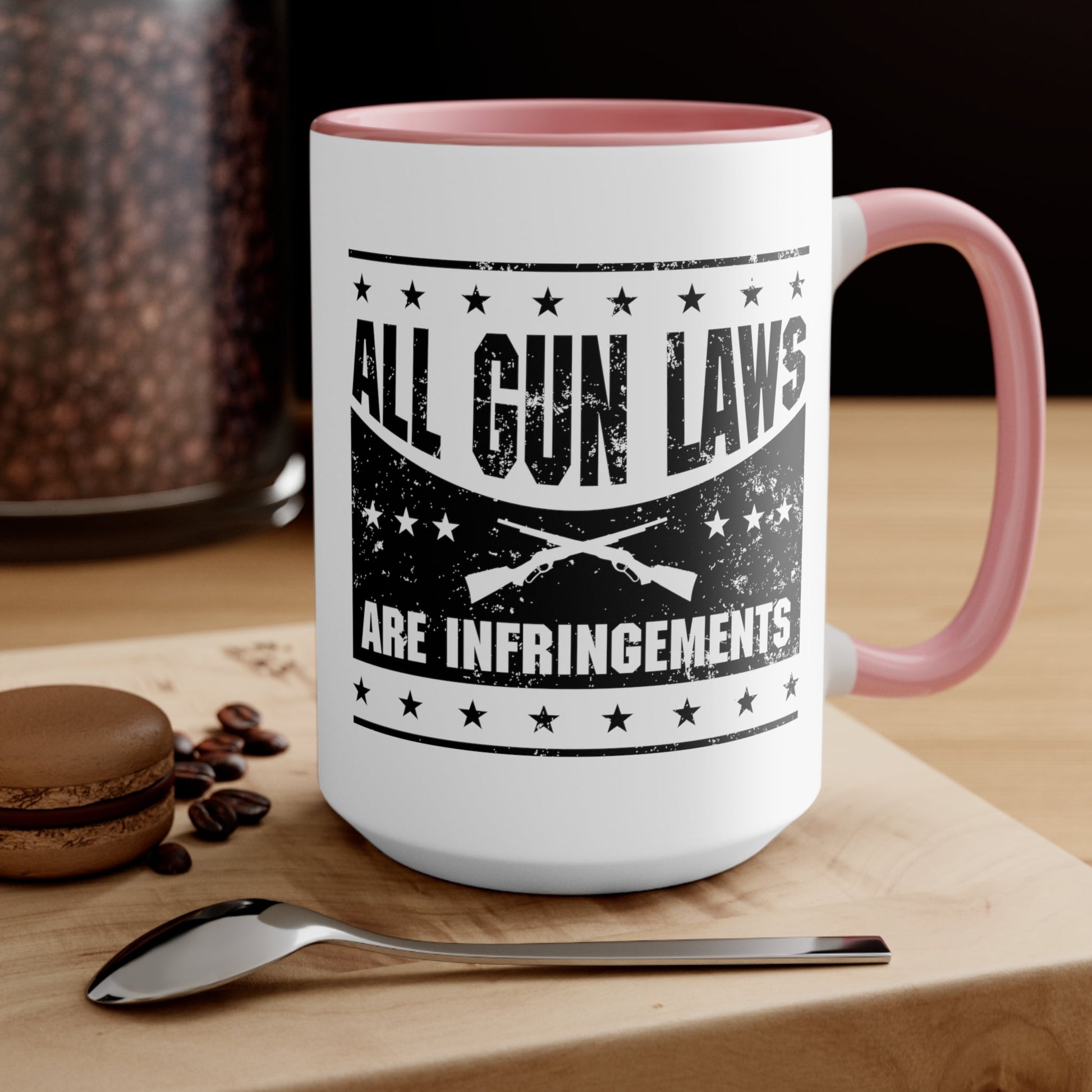 All Gun Laws are Infringement Mug (2 sizes, 3 colors) - PatriotDepot.com