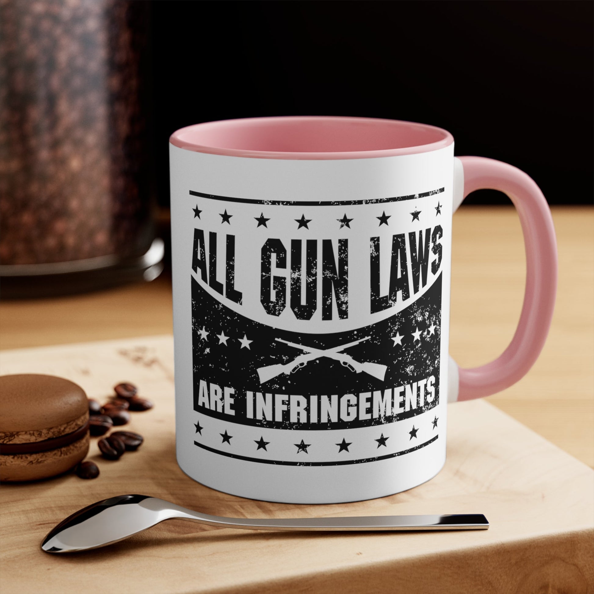 All Gun Laws are Infringement Mug (2 sizes, 3 colors) - PatriotDepot.com